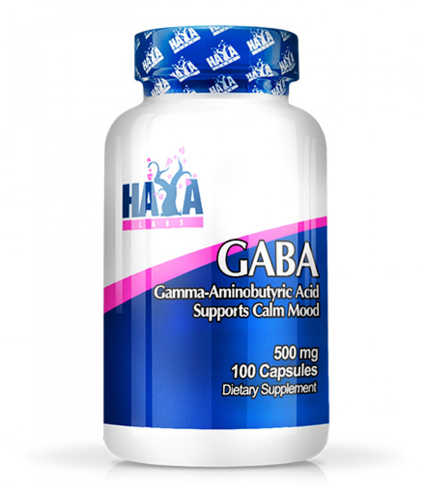 HAYA LABS Gaba 500 mg / 100 Caps.